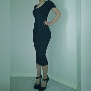 Charcoal Grey Bodycon Dress - Price Drop!!